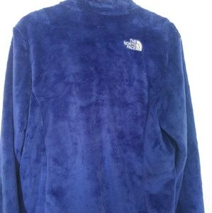 Fleece The North Face Zip-Up Jacket. Blue